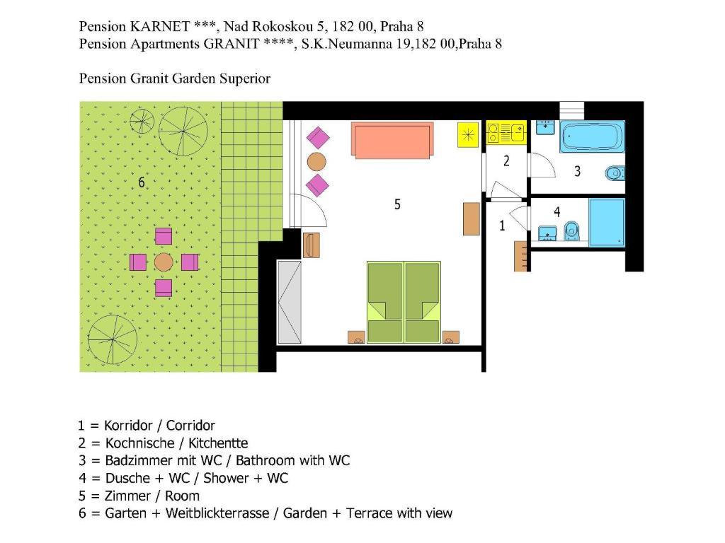 פראג Pension Apartment Granit מראה חיצוני תמונה